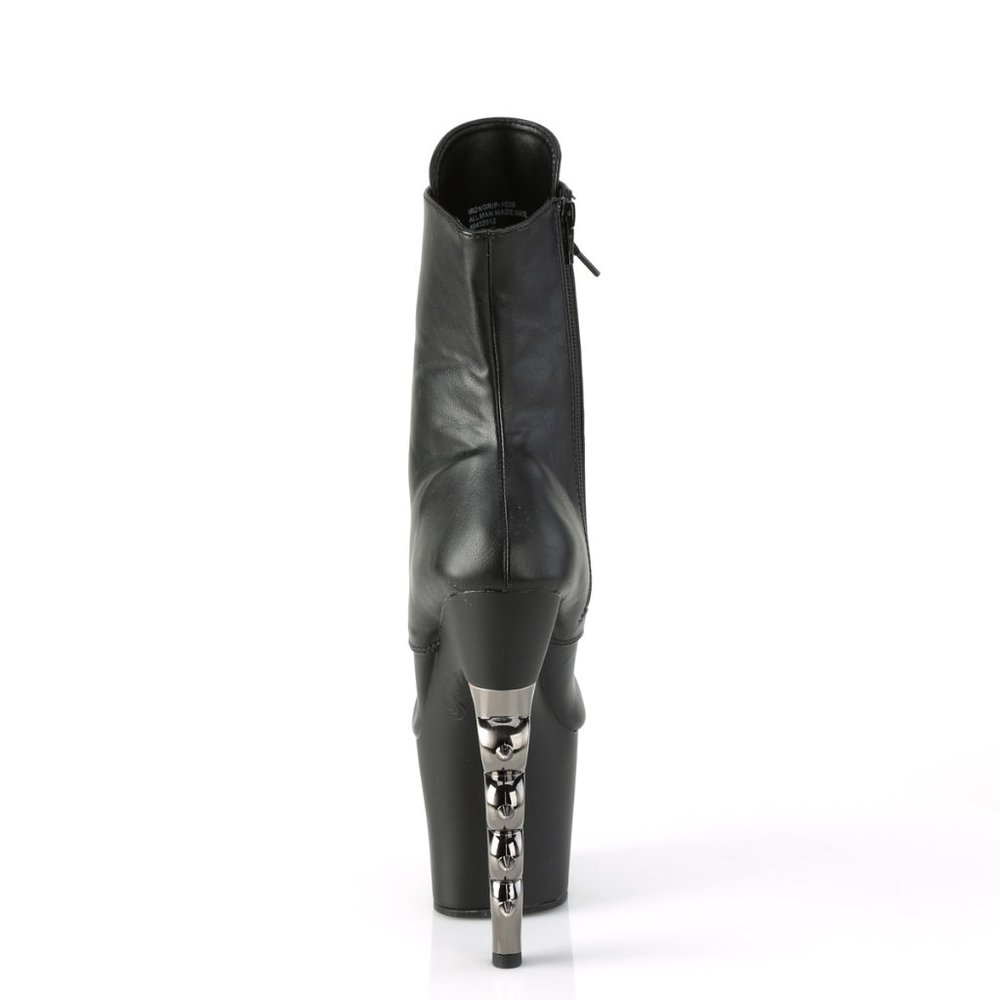 Platform Lace Up Knuckles High Heel Ankle Boots - Picture 4 of 5